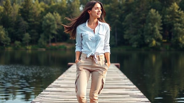 Le pantalon cargo femme : un incontournable tendance et pratique